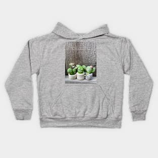 Cute cactus family Kids Hoodie